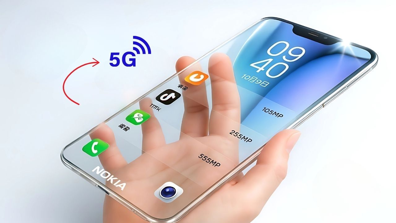 Nokia Transparent 5G Phone Launched – with 300MP Camera and 150W Fast Charging