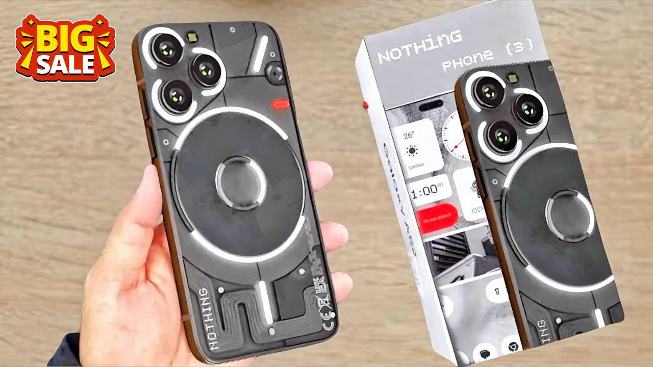 Nothing Phone 3 Launched – Transparent Design and Bold Style